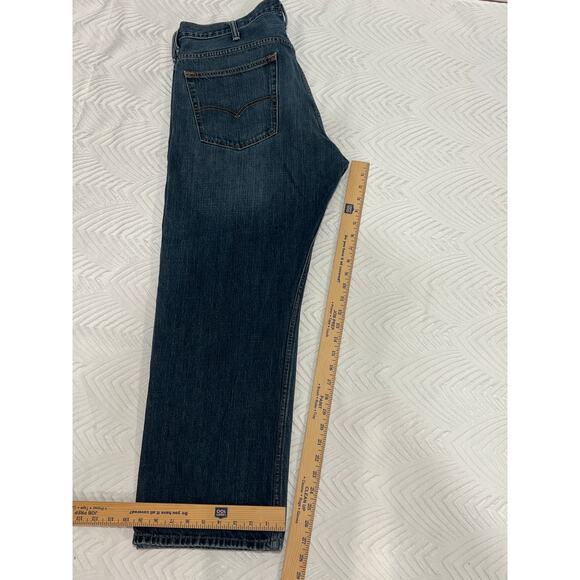 Levi’s 569 Loose Straight Men’s Jeans Size 38x30 (Measured Inseam 28” Blue Denim - Picture 8 of 12